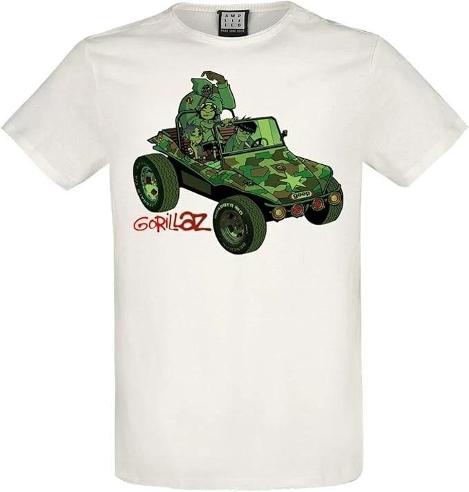 Amplified Gorillaz Geep Mens White T Shirt Gorillaz T Shirt Classic Tee S