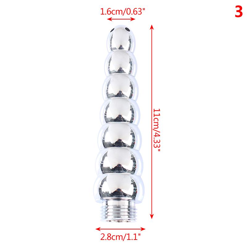 Aluminum Anal Cleaning Enema Shower Bidet Anal Anus Clean Plug Colonic Washer
