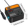 Universal 12V 24V To 110V 220V Electricity Vehicle Power Inverter With LCD Display And Two USB Charging Ports