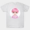 Asian Size Cotton Unisex Tshirt Print T-shirt Boy Manga With Pink Hair. T-shirt No-Cut Print Regular Fit