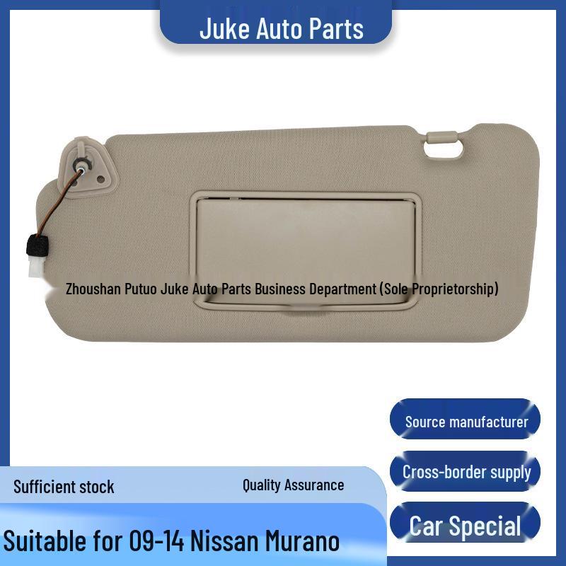 Beige Left Sun Visor for 2009-2014 Nissan Murano 96401-1AA1B