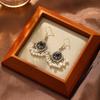 Bohemian Crystal Pearl Tassel Earrings - Ethnic Style, Artistic, Light Luxury Versatile Jewelry for Women