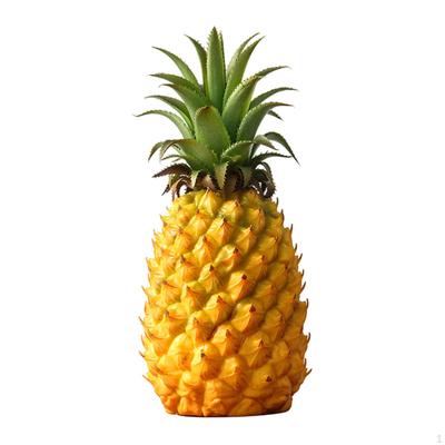Artificial Pineapple Figure Fruit Decoration Support Ornament for Kitchen