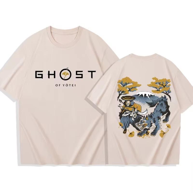 Ghost of Yotei 2026 Springsummer Tshirt Men Women O Neck Game Merch  Pop music Streetwear Fashion Casual Tshirts Unise
