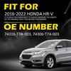 Pair New Black Roof Trim Molding Kit Fit for 2016- Honda HRV 74306-T7A-003
