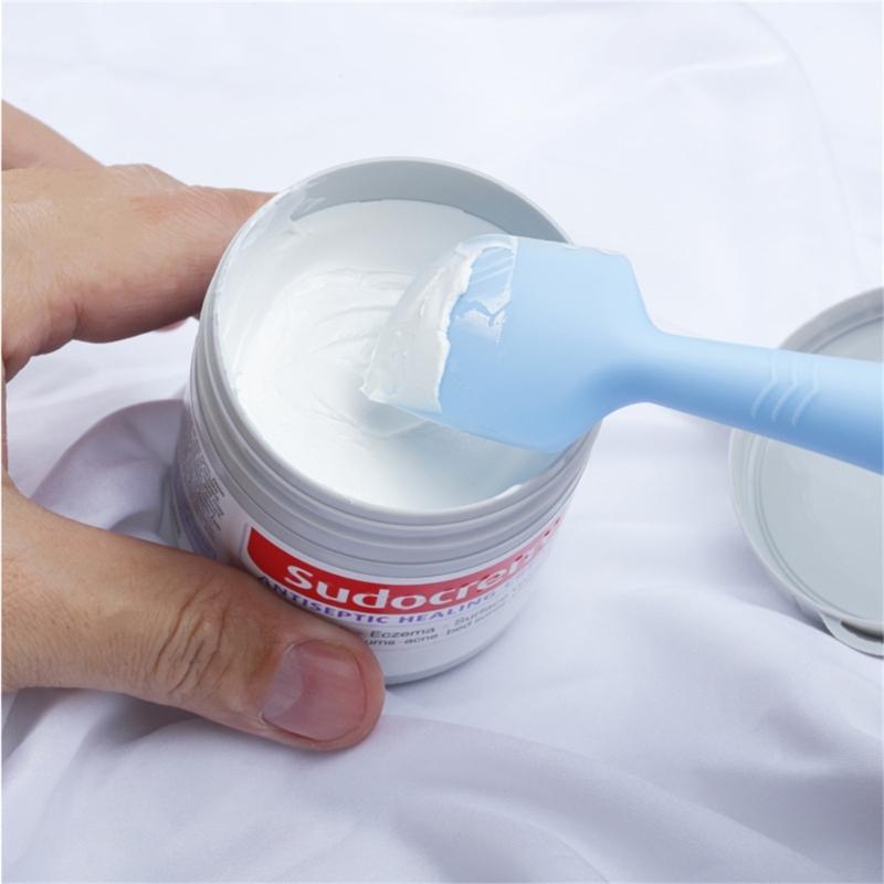 Baby Diaper Cream Spatula Applicator Baby Butt Paste Spatulas Mini Baby Diaper Rash Cream Brush Soft Silicone Durable