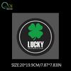 Four-leaf Clover Lucky LUCKY Car Side Window Glass Body Sticker Interior Cover Scratch Reflective Sticker