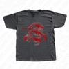 Fashion Aesthetics Graphics Print Y2K Cotton Tshirt Vintage Rock Gothic Comfortable Short Sleeve Tshirt Hip Hop Punk Cool Tees