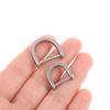 Titanium D Ring Key Shackle U Shape Key Ring Horseshoe Clasp For Car Fob Diy Leather Key Organizer Keychain