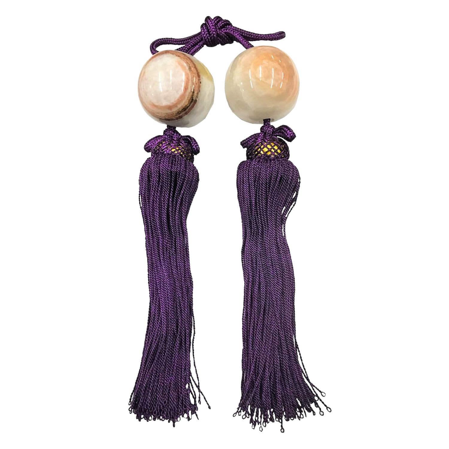 

Fukui Metal Crafts - Decorative Onyx Wind Chime, Purple, 7204, to Enhance Hanging Scrolls