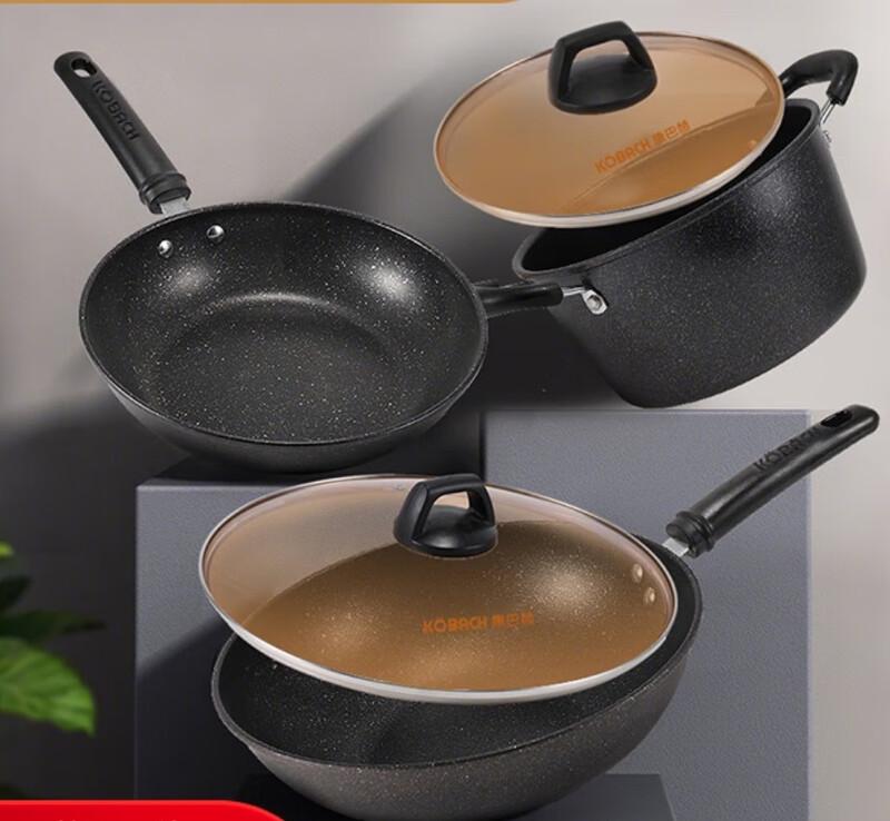 KOBACH Goryeo Maifan Stone 3-Piece Cookware Set