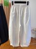 Extra Large Korean Style Wide-Leg Casual Pants for Women, Trendy Spring 2025