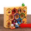 Baby Honeycomb Box Toys Children Grab Bee Games Clip Bee Toy  Color Recognition Intelligence Toy Montessori Benefit Wisdom Gift