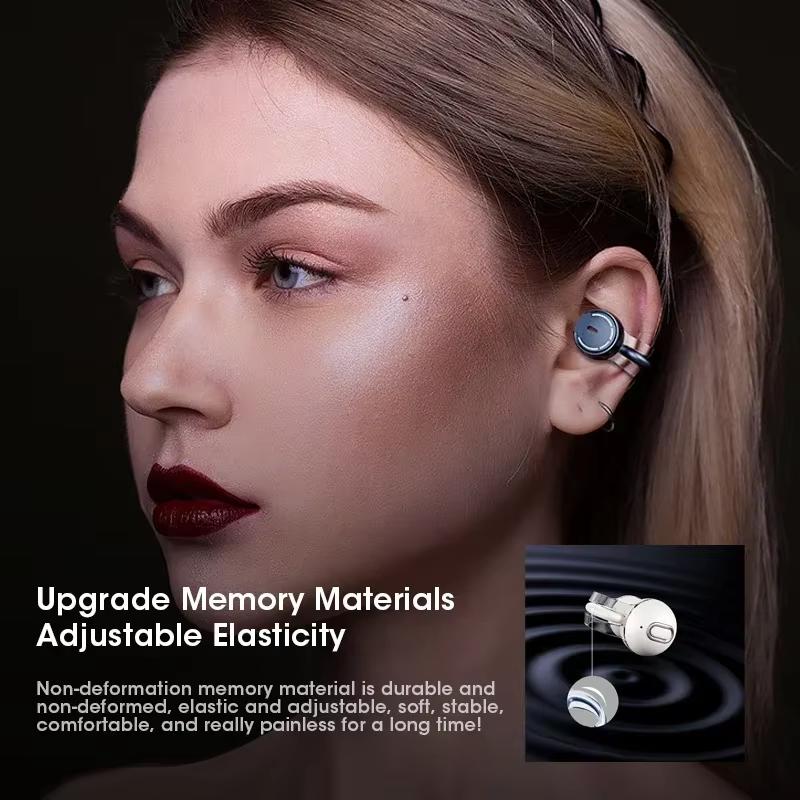 Bluetooth 5.3 TWS Earphones HiFi Stereo Sound Earhook Earcuffs With Mic for Sports