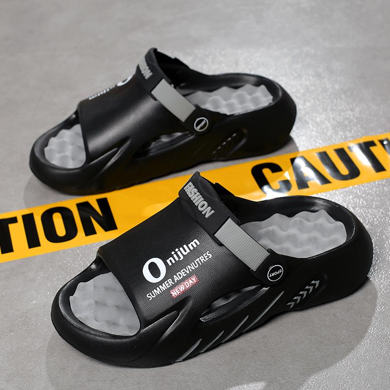 Summer Men's Massage Slippers Outdoor Sandals Beach Comfortable Soft Slides Indoor Casual Shoes Men Sandals