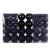 100PCS Fashion Plastic Christmas Ball Set 18 Colors 8cm Christmas Tree Balls Suspensable Xmas Baubles Showcase