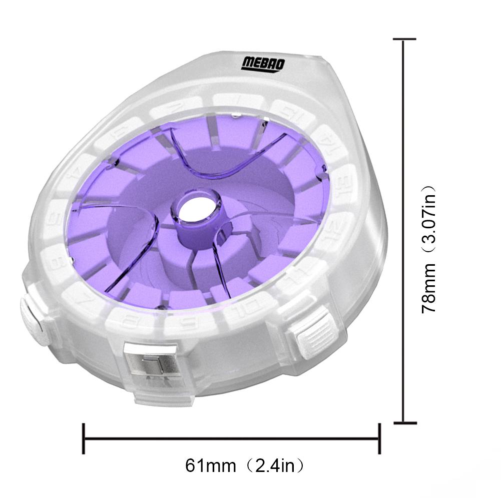 Fishing Main Line Storage Box Multifunctional Fishing Line Winding Board with Anti-Reversal Device Fishing Accessories