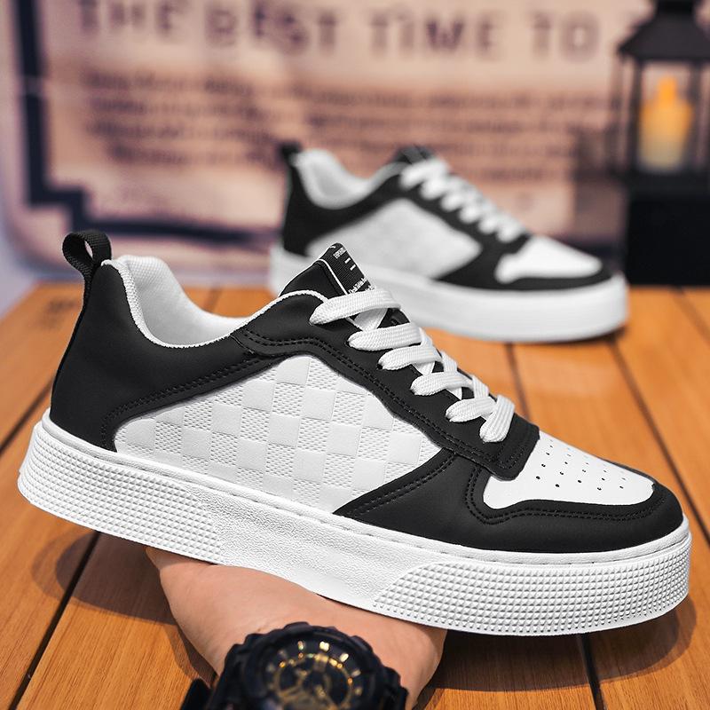 

Spring trend student board shoes versatile new men s white shoes men s wear-resistant sports and leisure shoes 44