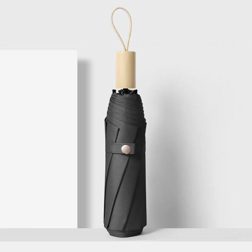 New 10-Rib Automatic High-End Business Log Handle Sunshade Umbrella with Custom Logo