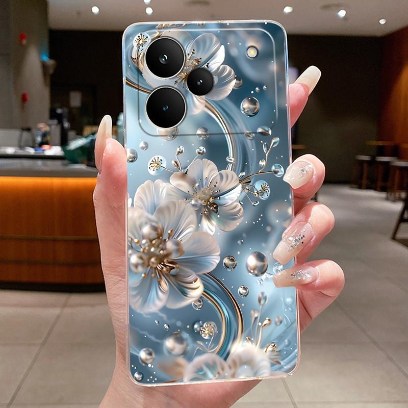 Phone Case For OPPO Realme P4 Coque Realme P4 Pro Funda P4PRO Butterfly Protective Casing Transparent Soft Silicone TPU Cover