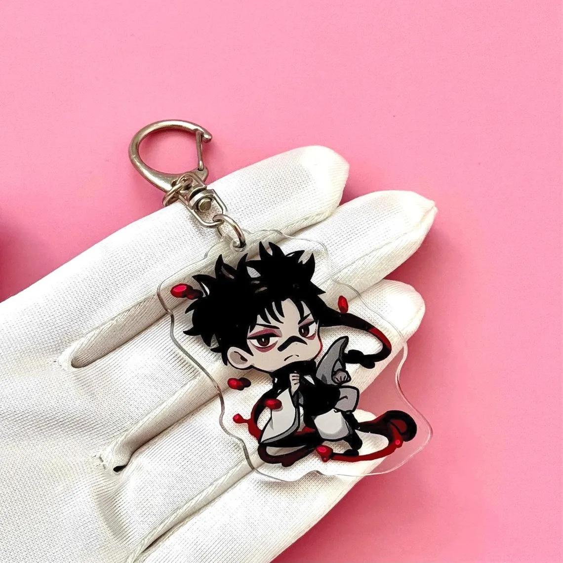 

Acrylic Keychains for Jjk Yuta Okkotsu Kenjaku Ryomen Sukuna Chibi Version Decoration Pendant Anime Key Buckle Exquisite Gift 1psc