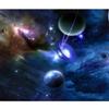 Sternenhimmel 3D Wandbild Universum Abnehmbare Große Tapete Weltraum Planet Tapete Wohnzimmer Schlafzimmer Galaxie Wandbild für Wand