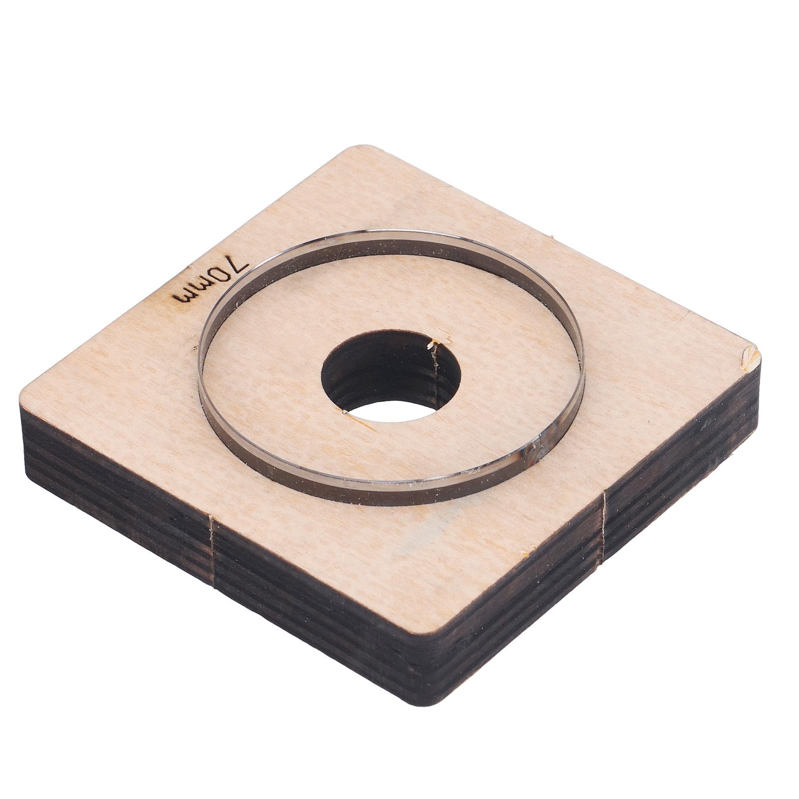 

Кожаный вырубной штамп Круглая форма Пробойник Ремесленная форма Инструмент Диаметр 70 мм для бумаги резины