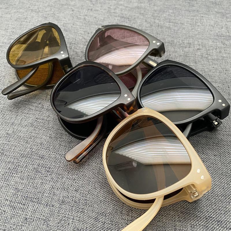 Women'S Fashion Folding Sunglasses Women'S Brand Designer Glasses Oval Glasses Lady Retro Sunglasses Uv400 Protect