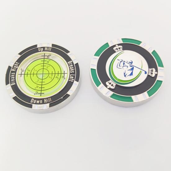 Magnetic Golf Green Reader High-Precision Compact Size Lightweight Portable Bubble Level Golf Putting Green Reading Aid