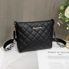 Simple diamond square bag autumn and winter new fashion women's messenger mobile phone change bag bucket bag women
