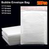 20Pcs New Soft Bubble Mailers Waterproof Pearlescent Film Shipping Bags 11/15/18cm Self Sealing White Foam Envelope