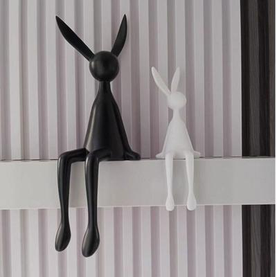 Élégante décoration de lapin à suspendre pour une décoration moderne de la maison et du jardin