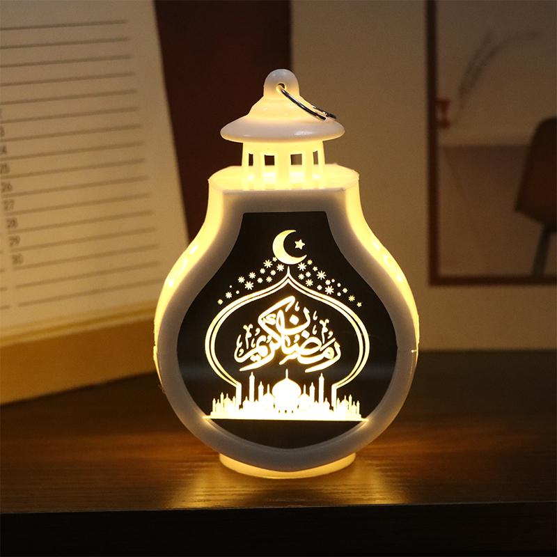 2026 Ramadan Decoration Led Lantern Light Eid Mubarak Star Moon Castle Lights Eid Mubarak For Ramadan Kareem Home Decor