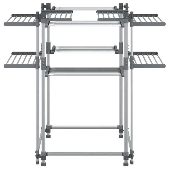 Clothes Dryer 107x107x120 Cm Aluminum