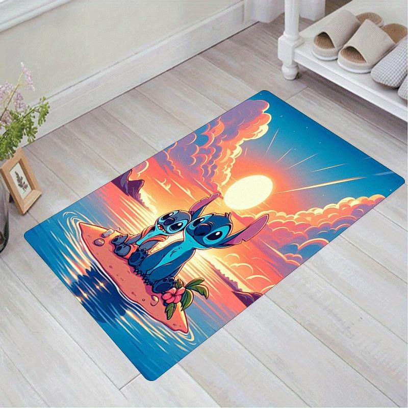 

1pc Stitch Pattern Area Rug Soft Flannel Floor Mat for Living Room,Office,Bedroom and Carpet,Sofa Coffee Table Floor Mat 60cm by 90cm