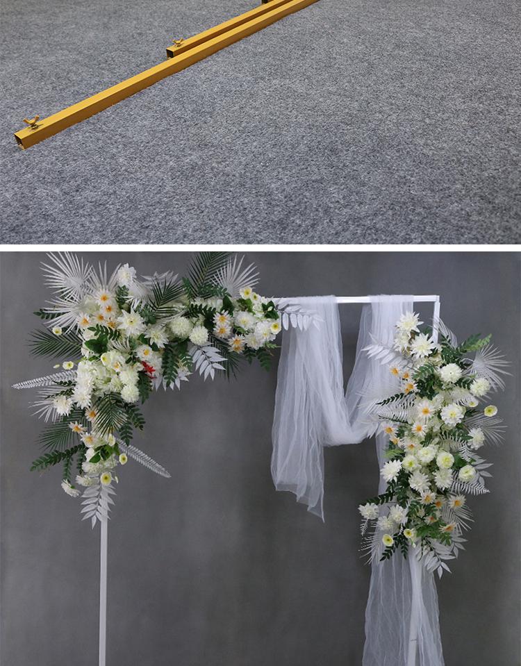 Autumn Mori Style Wedding Photo Booth Wrought Iron Arch Decoration