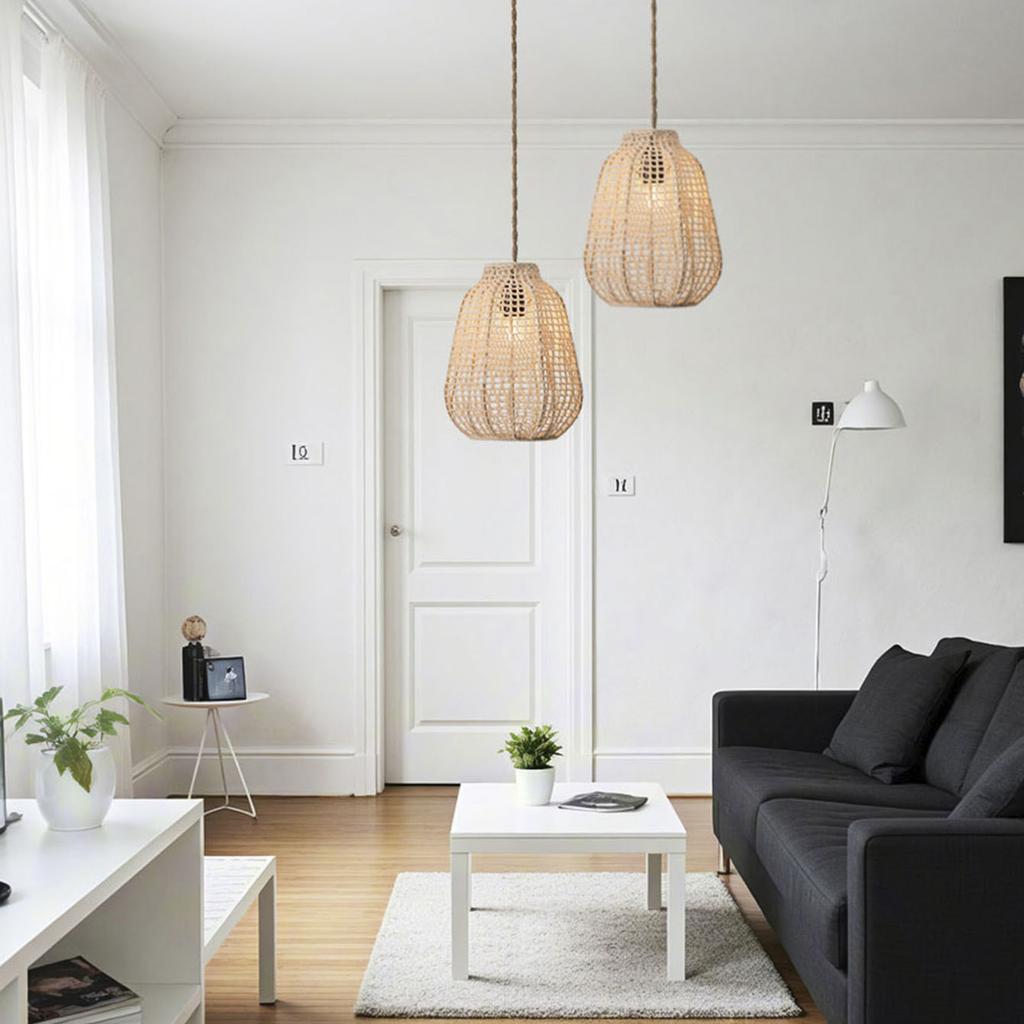 Hand-woven Vintage Pendant Lamp Shades