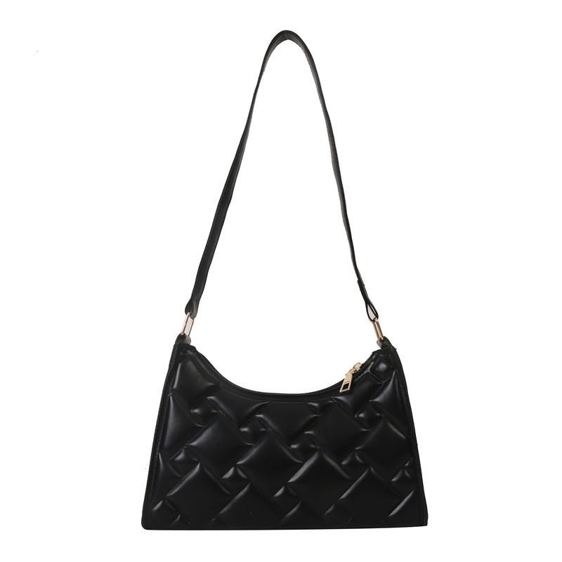 Trendy 2023 Winter Fashion Shoulder Bag Stylish Pu Leather Underarm Bag For Women