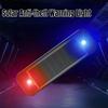Solar Powered LED Tail Warning Light - Rear Collision Prevention Flashing Light for Car Motorcycle Electric Vehicle Bicycle