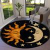 1pc Office Carpet Chair Mats Sun Moon Stars Celestial Perfect for Decorating Office Chairs, Living Rooms, Or Bedrooms.YDT101
