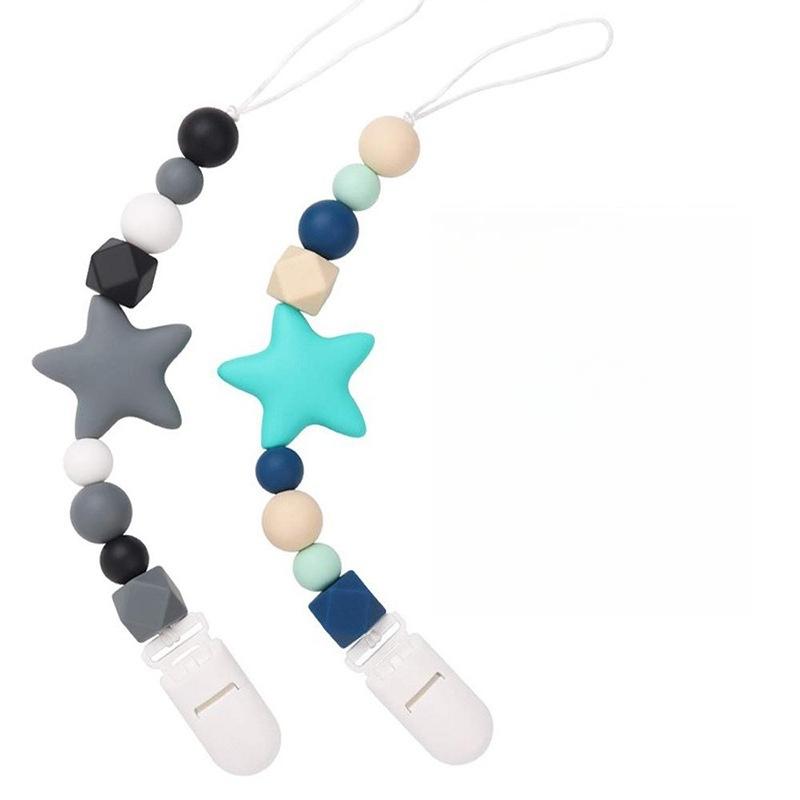 2pcs Colorful Silicone Beaded DIY Craft Kit: Key Bag Chain, Necklace Lanyard Jewelry Making Accessories for Christmas Gift