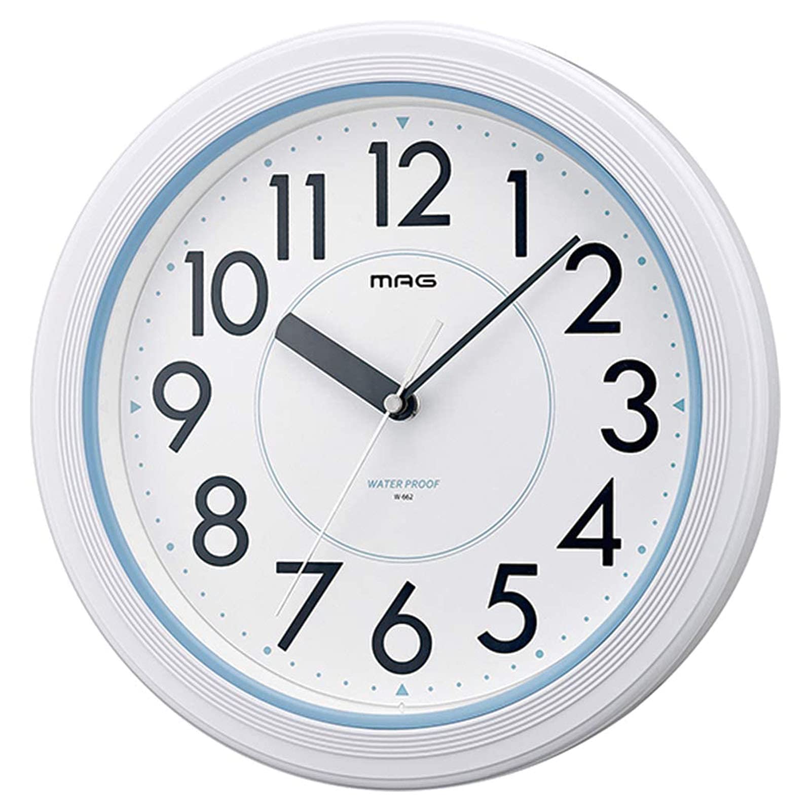 

MAG Wall Clock Waterproof Dustproof Analog Aquaguard IP67 White W-662WH-Z