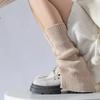 Harajuku Style Solid Color Leg Warmers Slouchy Socks Warm Leg Guard Boot Covers Slouchy Leg Warmers Women's Flared Wide-leg Slouchy Socks