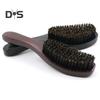Wellenbürste für Herren, Styling-Bartbürste aus Holz, Borsten, Haarbürste, Bart-Styling-Zubehör für Zuhause, Salon, Reisen