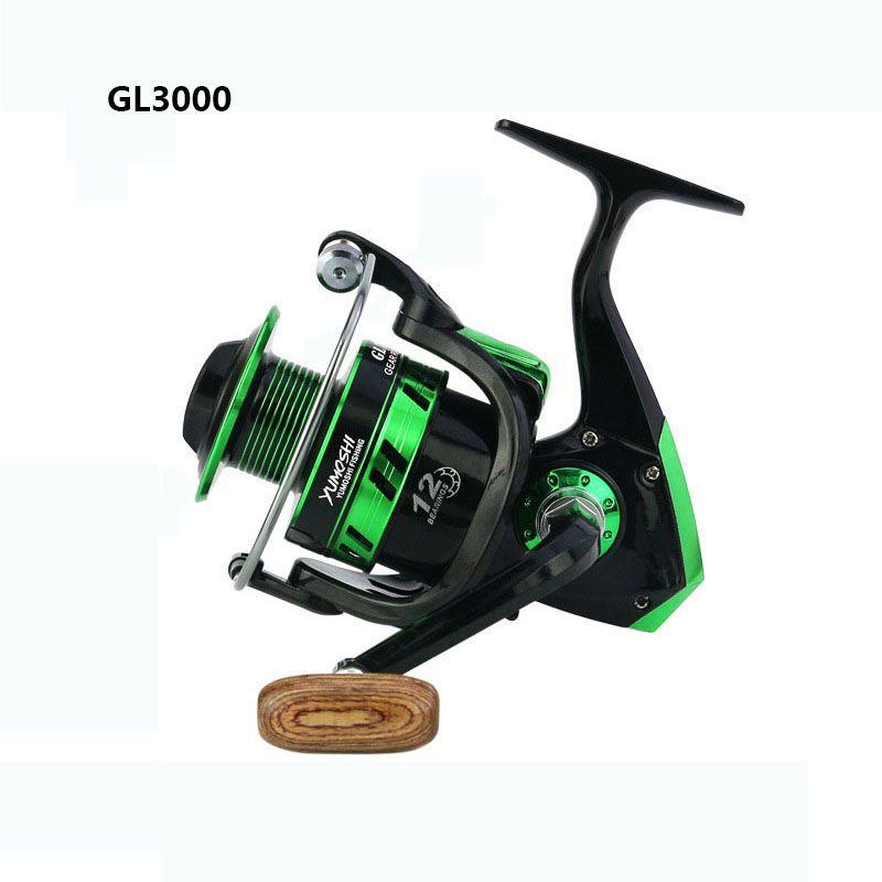 Premium Quality 12bb 5.51 Lure Spinning Reel With Metal Spool For Freshwater And Saltwater