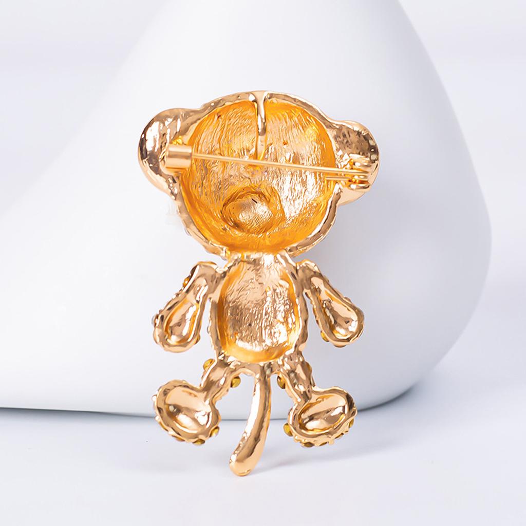 Rhinestone Brooch Cute Shape Fashionable Exquisite Brooch Pin for Women Clothes Decoration Gift