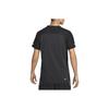 Nike Printed Letter Crew Neck Casual Short Sleeve T-Shirt for Men Black