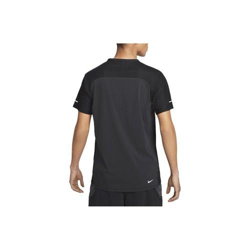 Nike Printed Letter Crew Neck Casual Short Sleeve T-Shirt for Men Black
