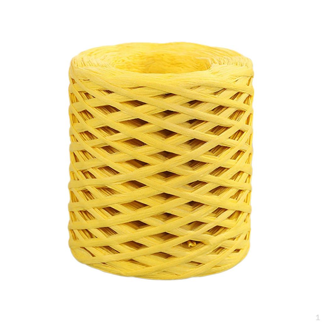 Διακόσμηση χάρτινη κορδέλα Raffia 200M/Roll Ανακυκλώσιμη ανθεκτική για ύφανση συσκευασίας δώρου Ημέρα του Αγίου Βαλεντίνου