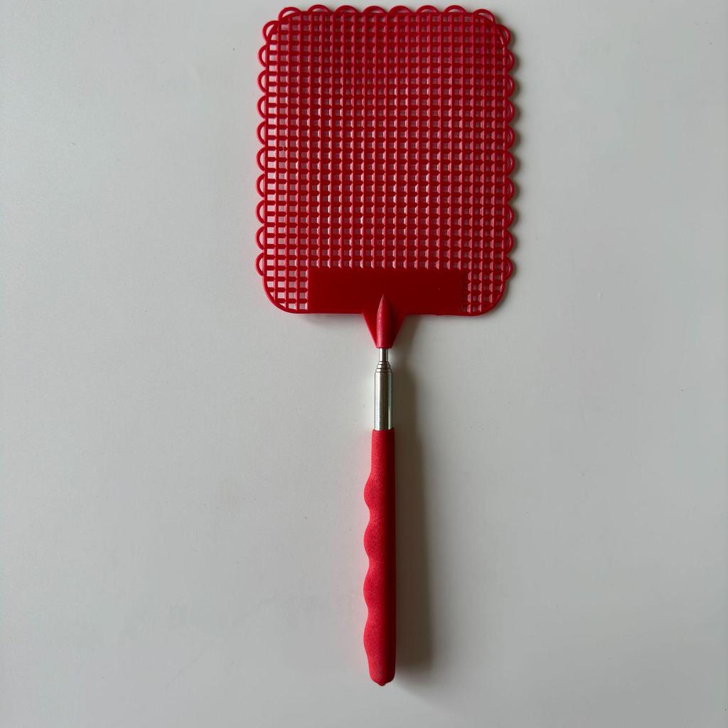 Durable Telescopic Stainless Steel Fly Swatter with Long Handle
